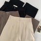 High Waist Women Suit Pants Fall Straight Office Ladies Korean Fashion Trousers