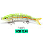 VTAVTA Sinking Jointed Crankbait 8-Segment Swimbait