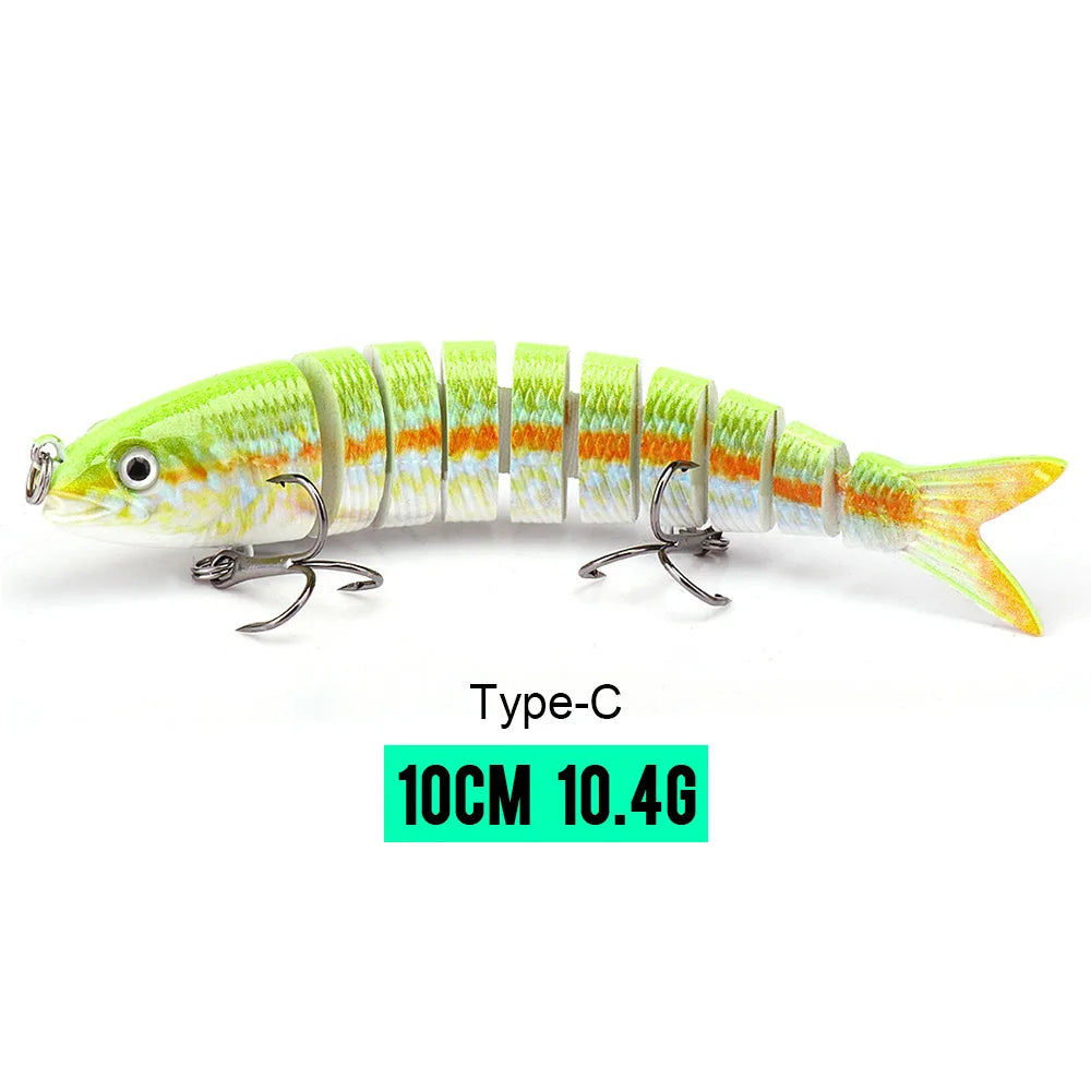 VTAVTA Sinking Jointed Crankbait 8-Segment Swimbait