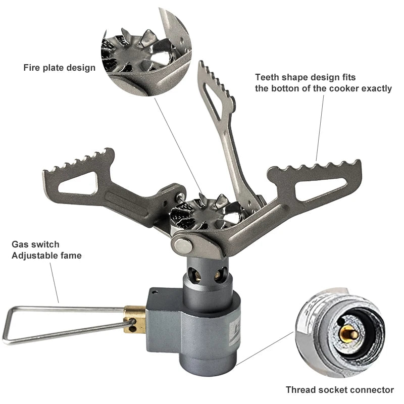 BRS Outdoor Gas Stove Mini Camping Gas Burner BRS-3000T