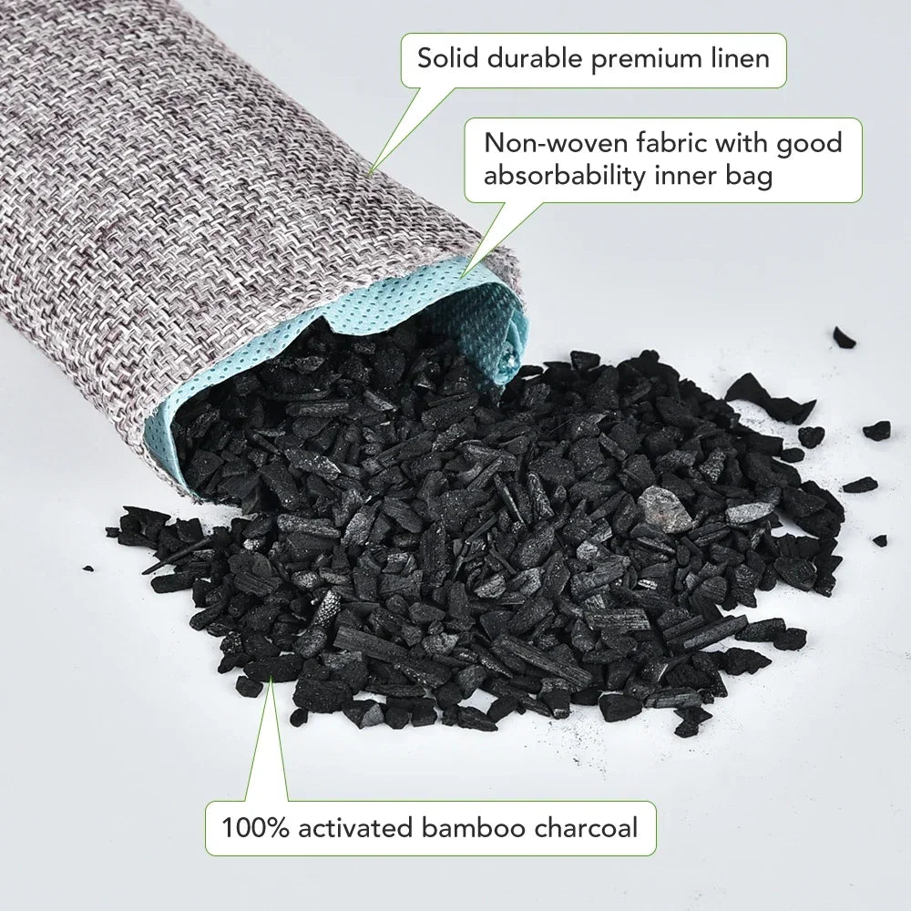 10PCS Bamboo Charcoal Bags for Air Purification