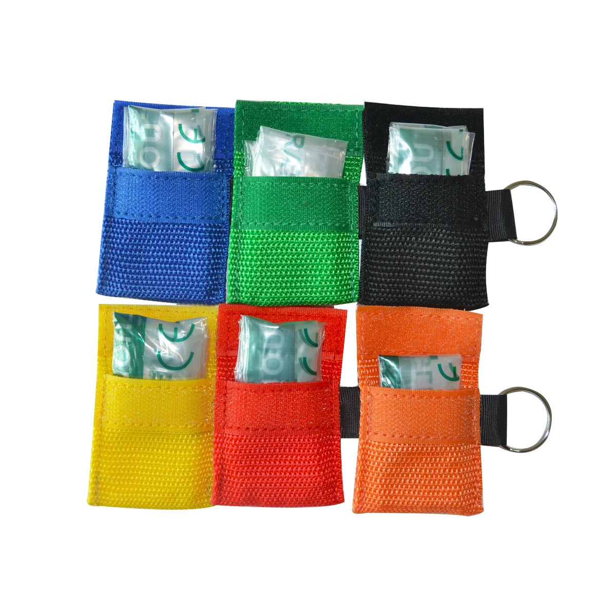 Keychain First Aid Emergency Face Shield Masks