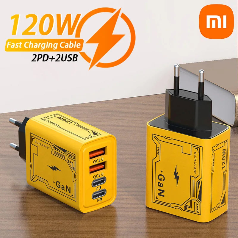 XIAOMI 120W Fast Charger TypeC Cable Charger