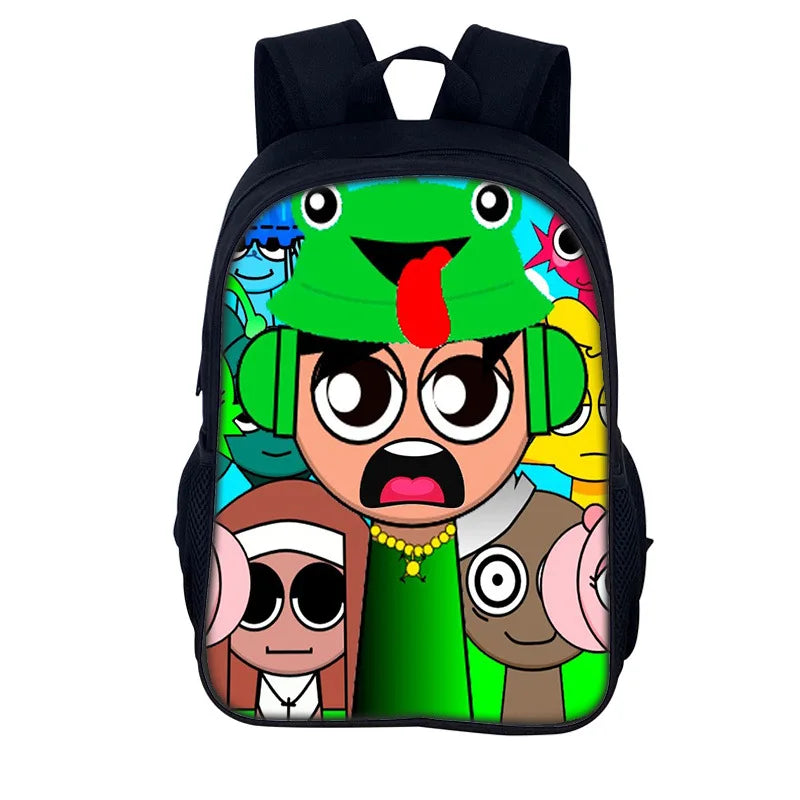 Sprunki Incredibox School Backpack – Stylish Student Bag & Christmas Gift