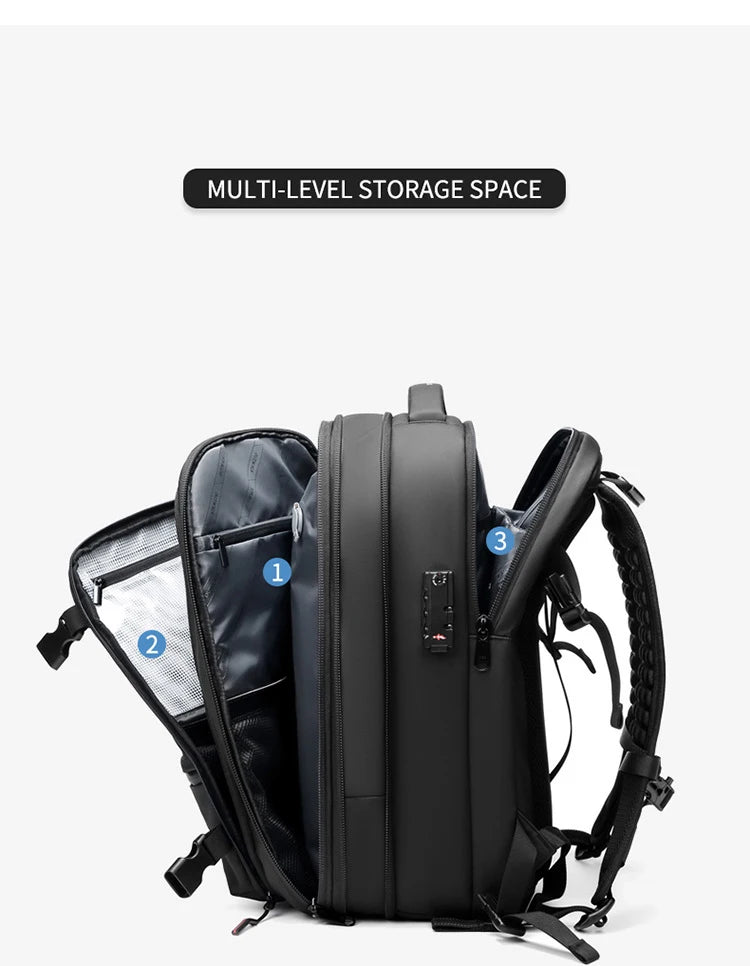 17-Inch Laptop Travel & Business Backpack with Vacuum Compression