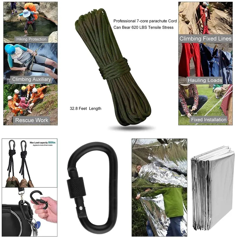 Professional Tactical Survival Kit – Emergency & Camping Gear