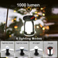 High Power Solar LED Camping Lantern Rechargeable 4500mAh 1000LM Emergency Power Bank