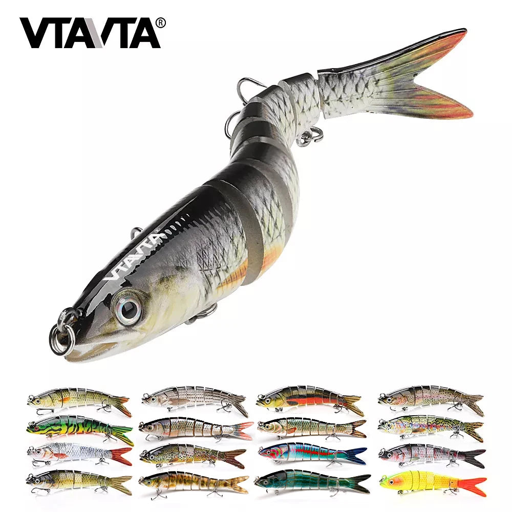VTAVTA Sinking Jointed Crankbait 8-Segment Swimbait
