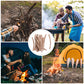 10Pcs Survival Hemp Fire Starters