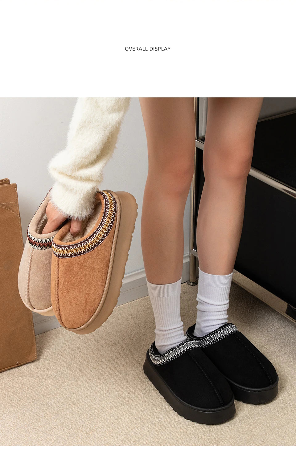Feslishoet Winter Women Slippers