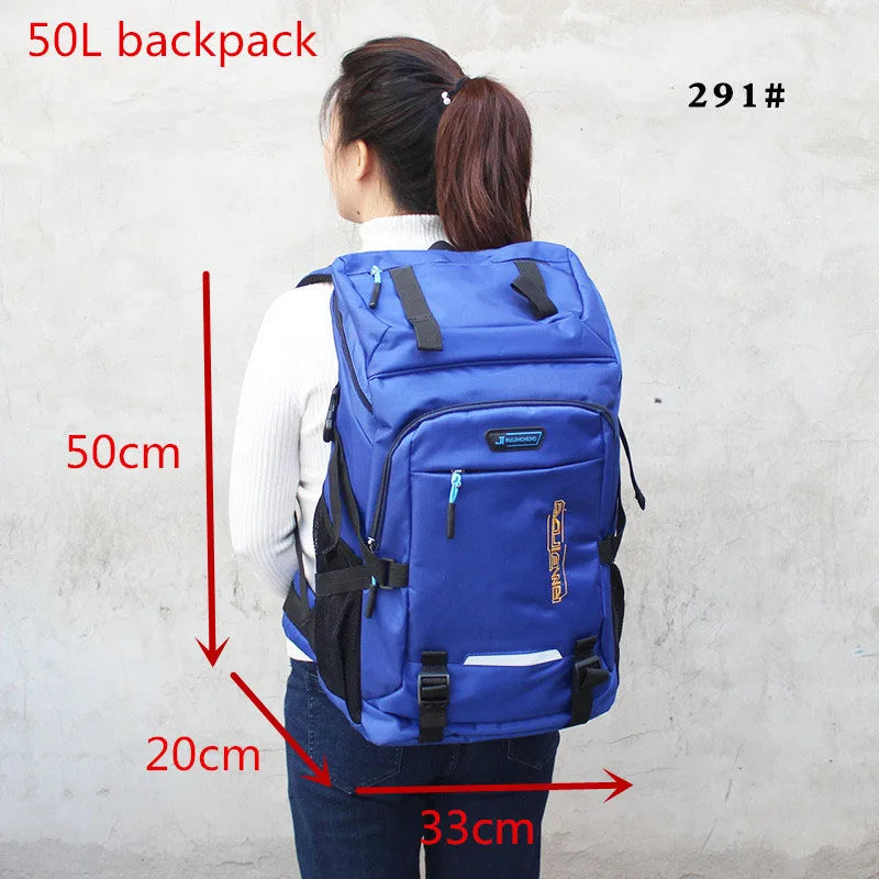 80L/50L Large Capacity Outdoor Hiking & Camping Backpack – Travel Rucksack for Men & Women