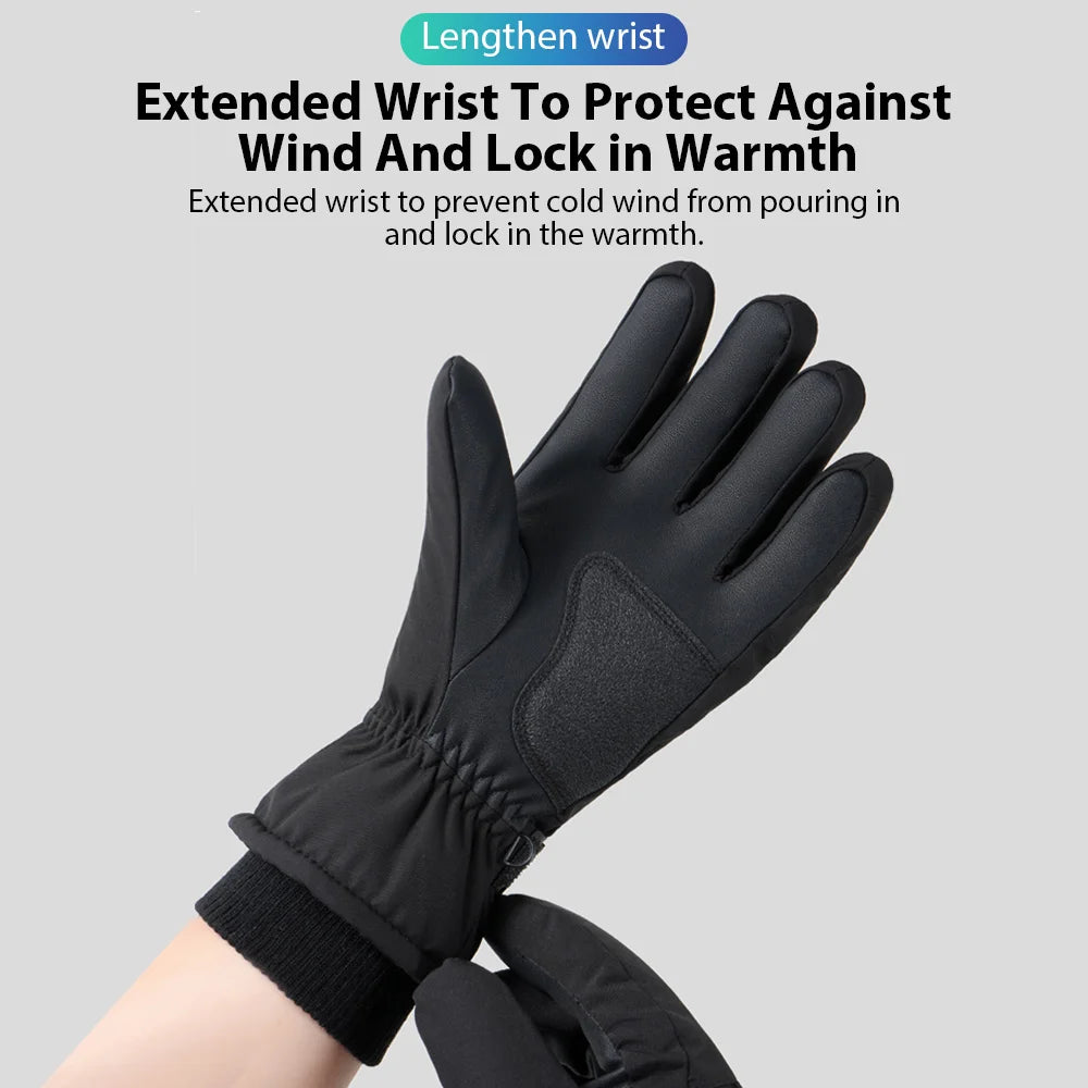 Men Winter Touch Screen Waterproof Gloves