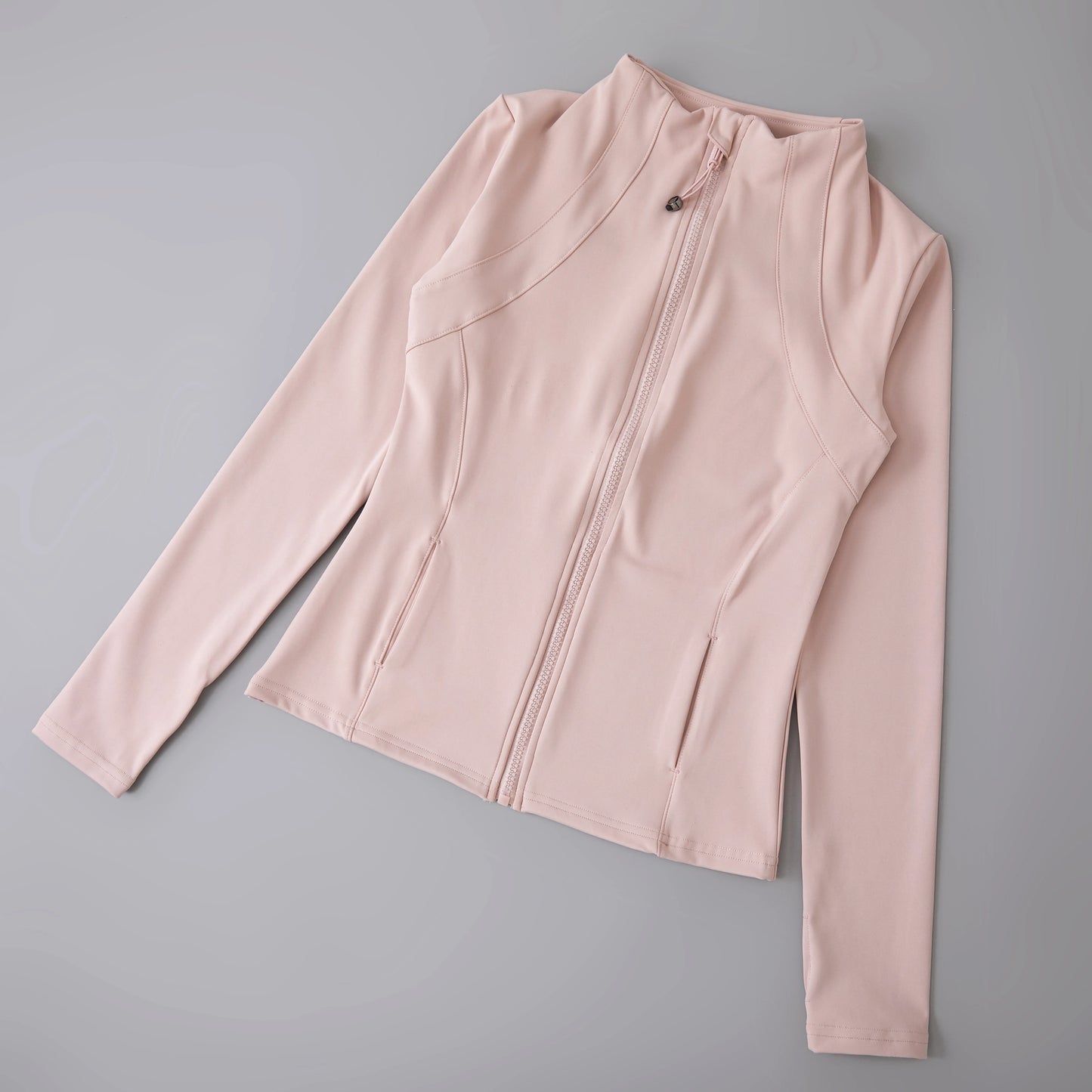 Yoga Wear Ladies Coat Round High Elastic Loose Exercise Yoga Long Sleeve