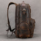 Newsbirds Men's Retro Leather Backpack – Luxury Travel & School Bag