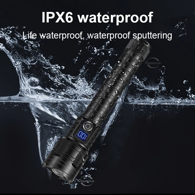 10000mAh High Power LED Flashlight