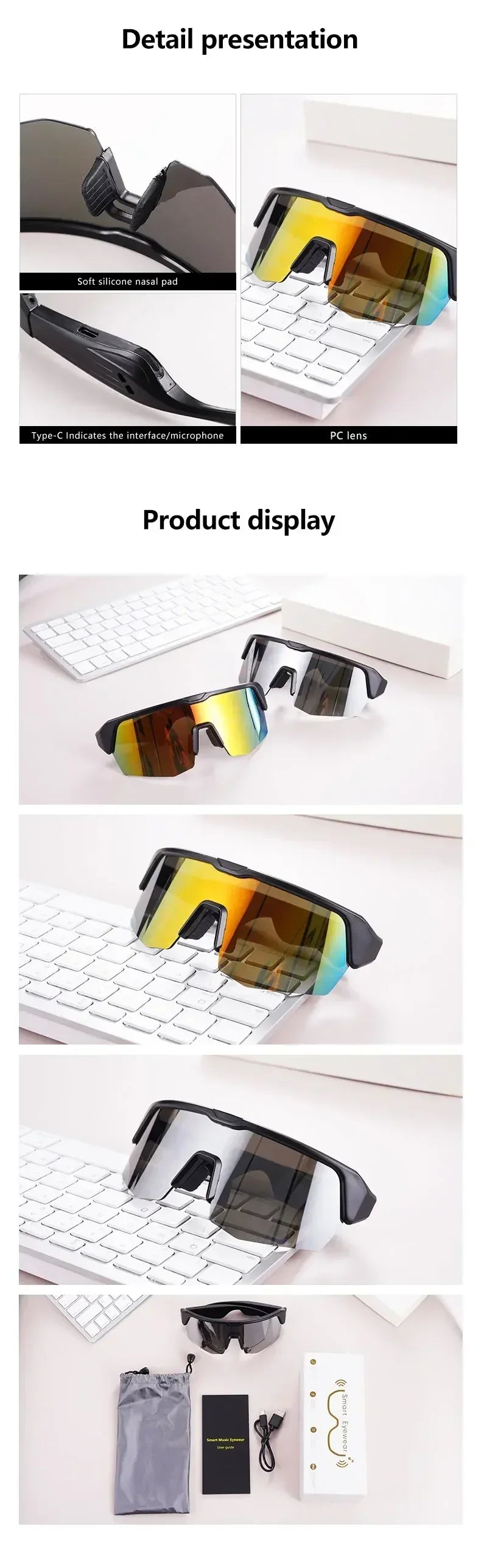 YJ006 Cycling Bluetooth Smart Glasses