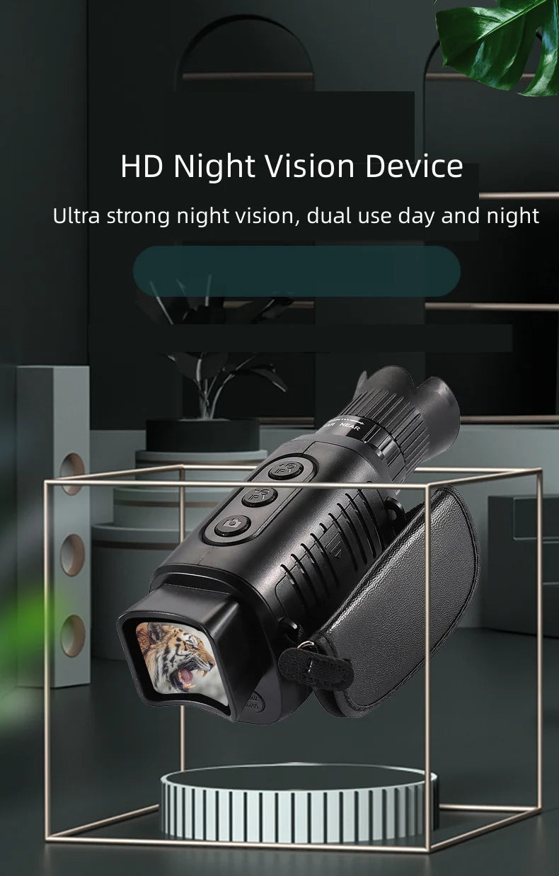 1080P HD Night Vision Monocular with 5X Zoom