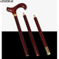 97cm Red Wooden Handle 3-Pieces Walking Stick