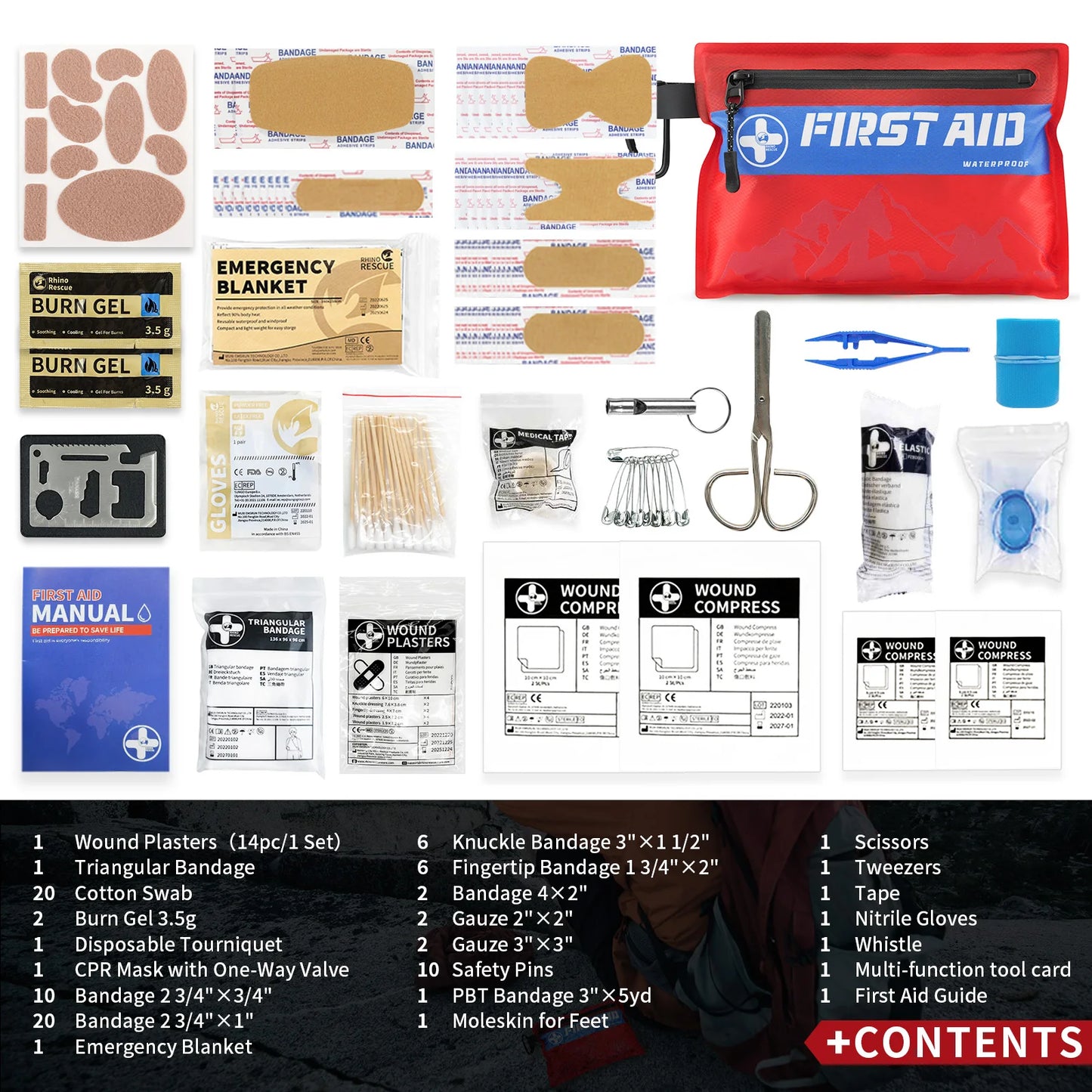 RHINO RESCUE Ultralight First Aid Kit