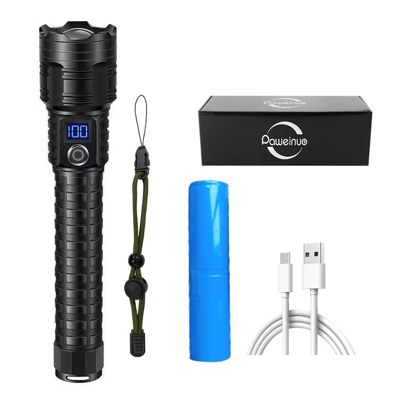 10000mAh High Power LED Flashlight