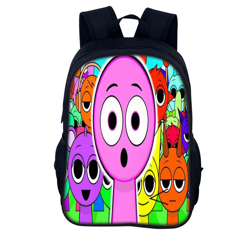 Sprunki Incredibox School Backpack – Stylish Student Bag & Christmas Gift
