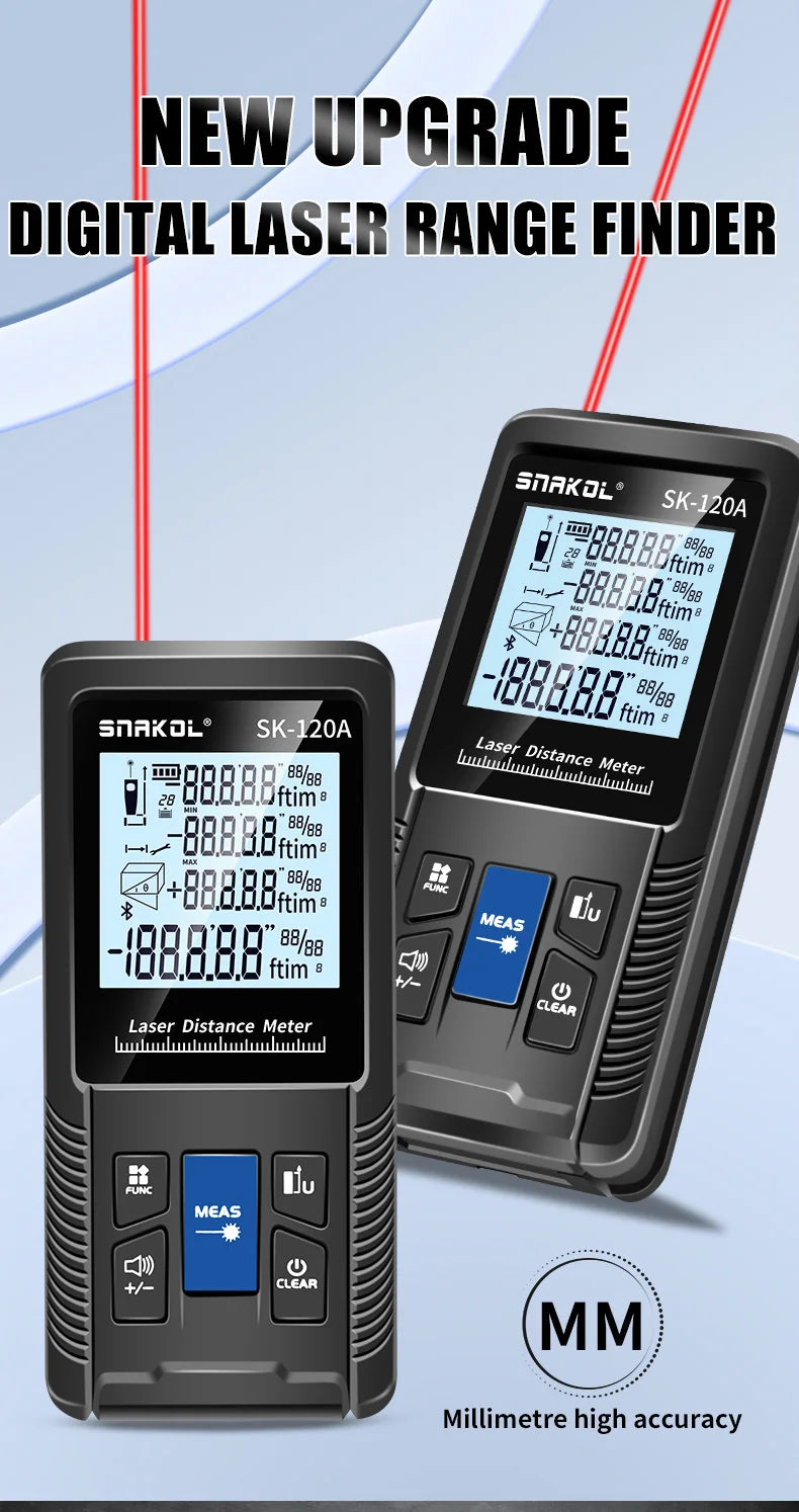 Snakol Laser Distance Meter (40m-120m)
