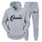 Couple Sportswear KING QUEEN Printed Hooded Set