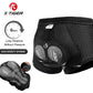 X-TIGER Men’s Cycling Underwear Shorts – 5D Gel Padded, Breathable & Non-Slip