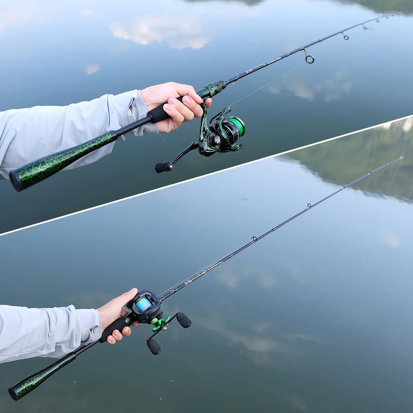Sougayilang Carbon Fishing Rod - 2 Sections