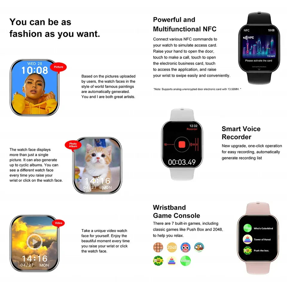 2025 New Apple GPS Watch 10 Smart Watch