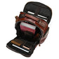 Newsbirds Men's Retro Leather Backpack – Luxury Travel & School Bag