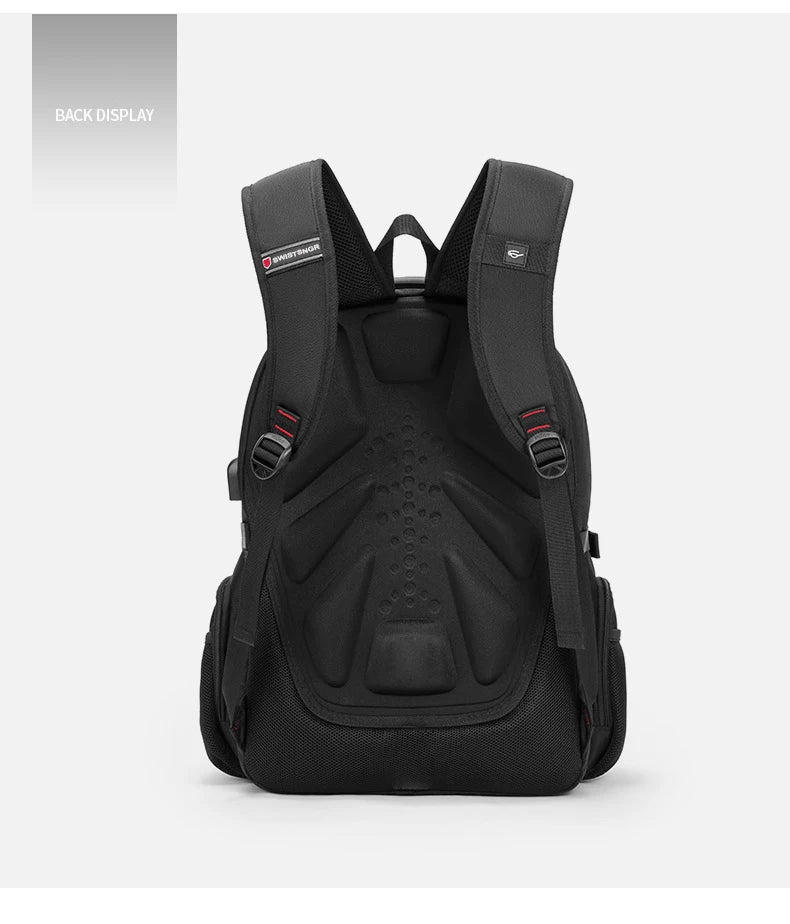 2024 Waterproof Laptop Backpack – 17/20 Inch Airplane Travel & School Bag