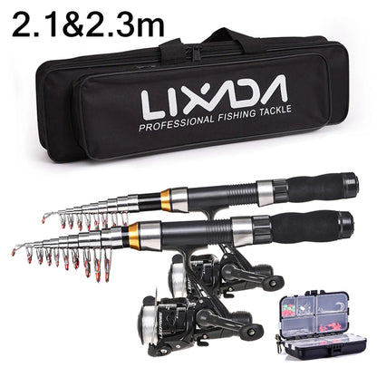 Lixada Telescopic Fishing Rod & Reel Combo Kit