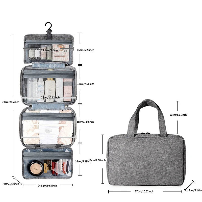 Travel Waterproof Hanging Toiletry Bag