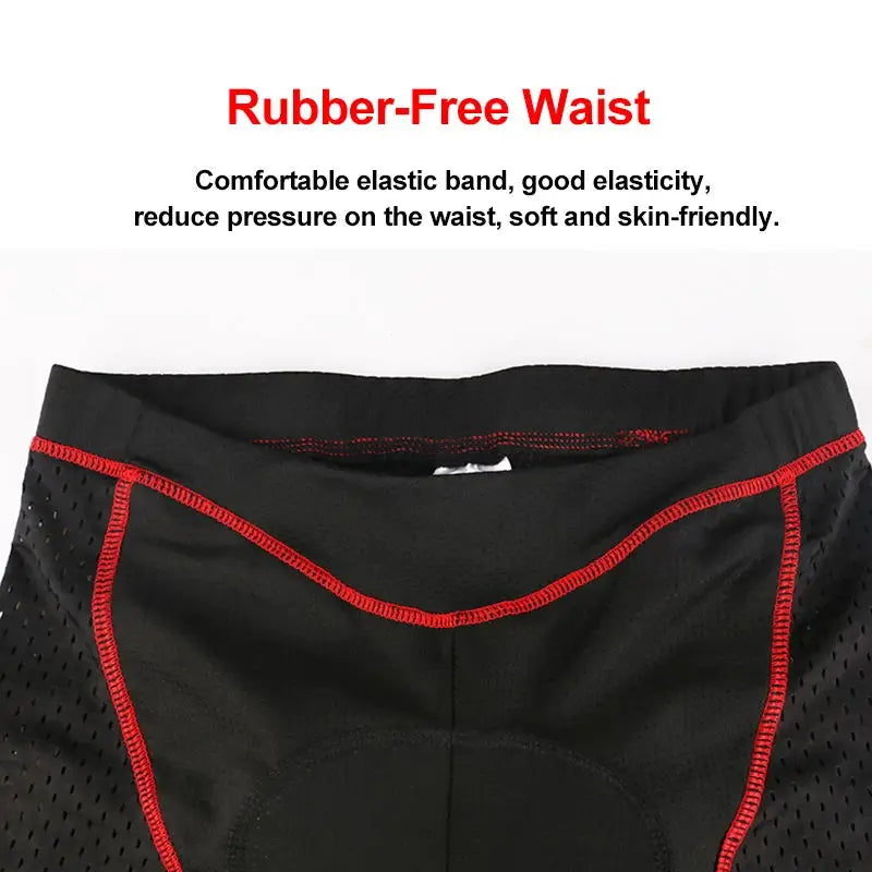 X-TIGER Men’s Cycling Underwear Shorts – 5D Gel Padded, Breathable & Non-Slip