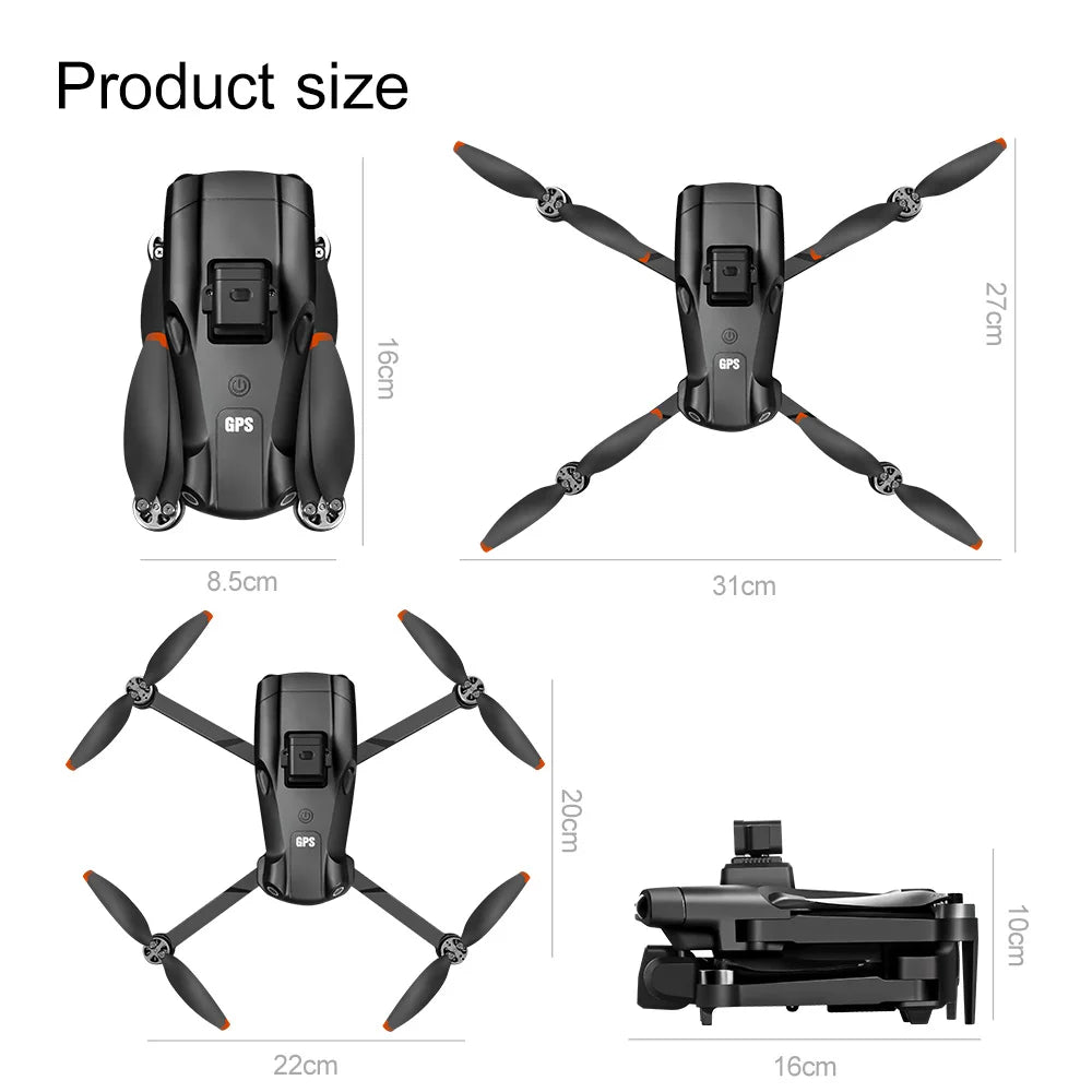 Xiaomi V198GPS Drone ESC 8K Professional HD Camera Drone