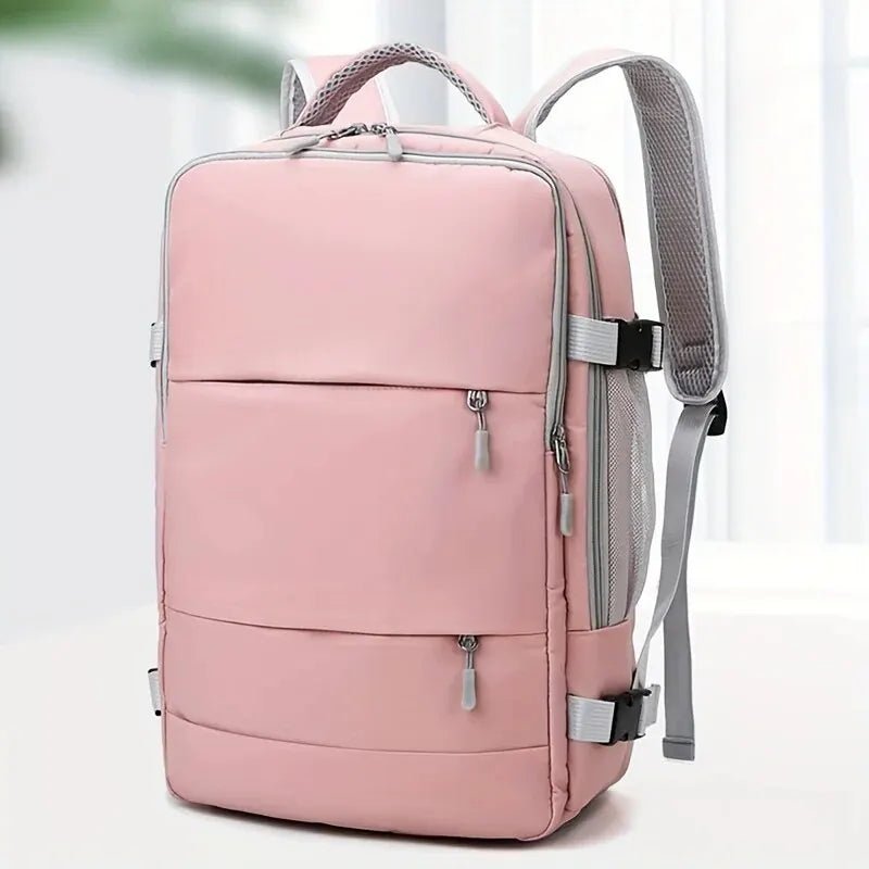 Large-Capacity Multifunction Travel Backpack with Shoe Storage