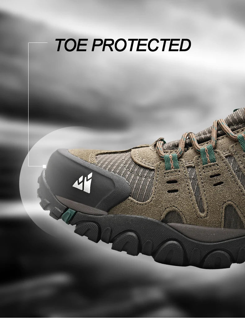 HIKEUP Men's Outdoor Trekking Hiking Shoes