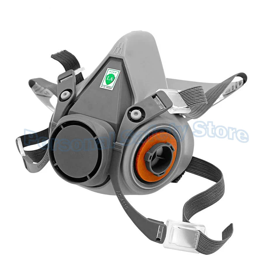 6200 Dust Gas Mask with Anti-Fog Safety Goggles