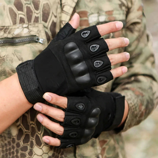 Outdoor Tactical Half Finger Gloves