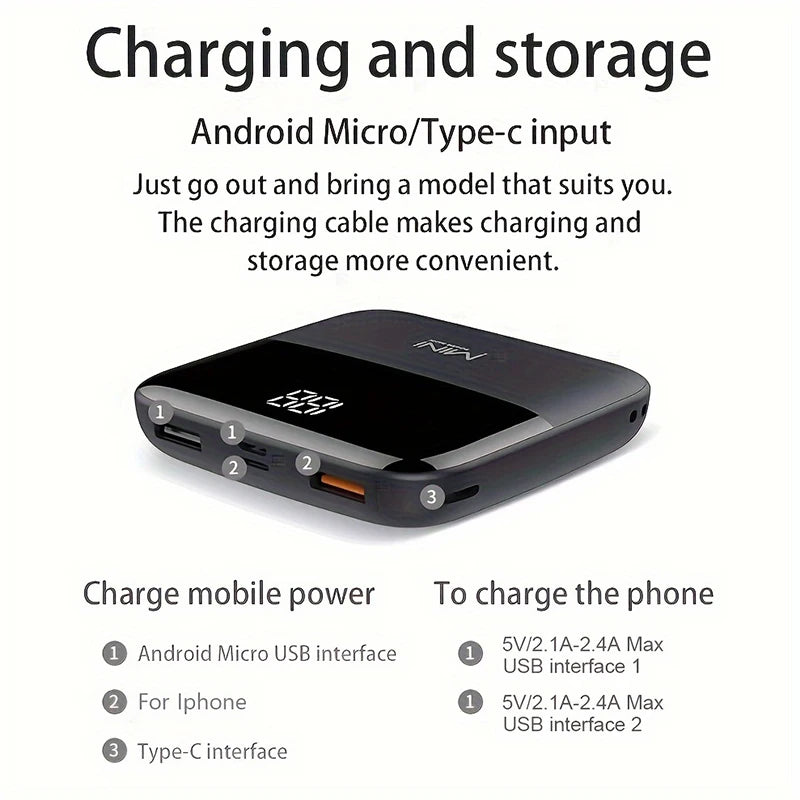 Xiaomi 20000mAh Mini Large Capacity Power Bank