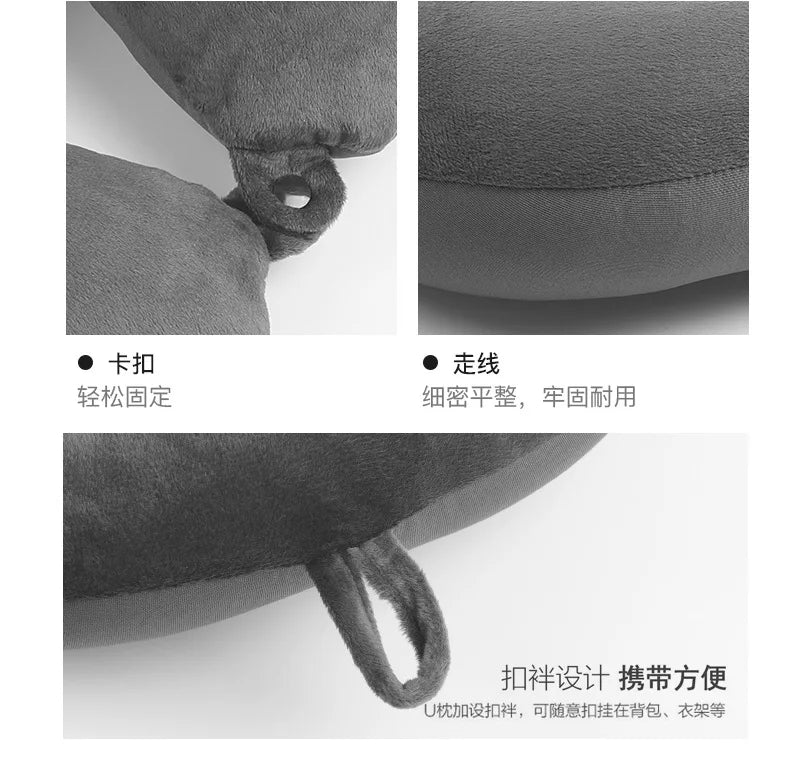 Car Neck Pillow – 1PC Soft Travel Pillow with Foam Particles