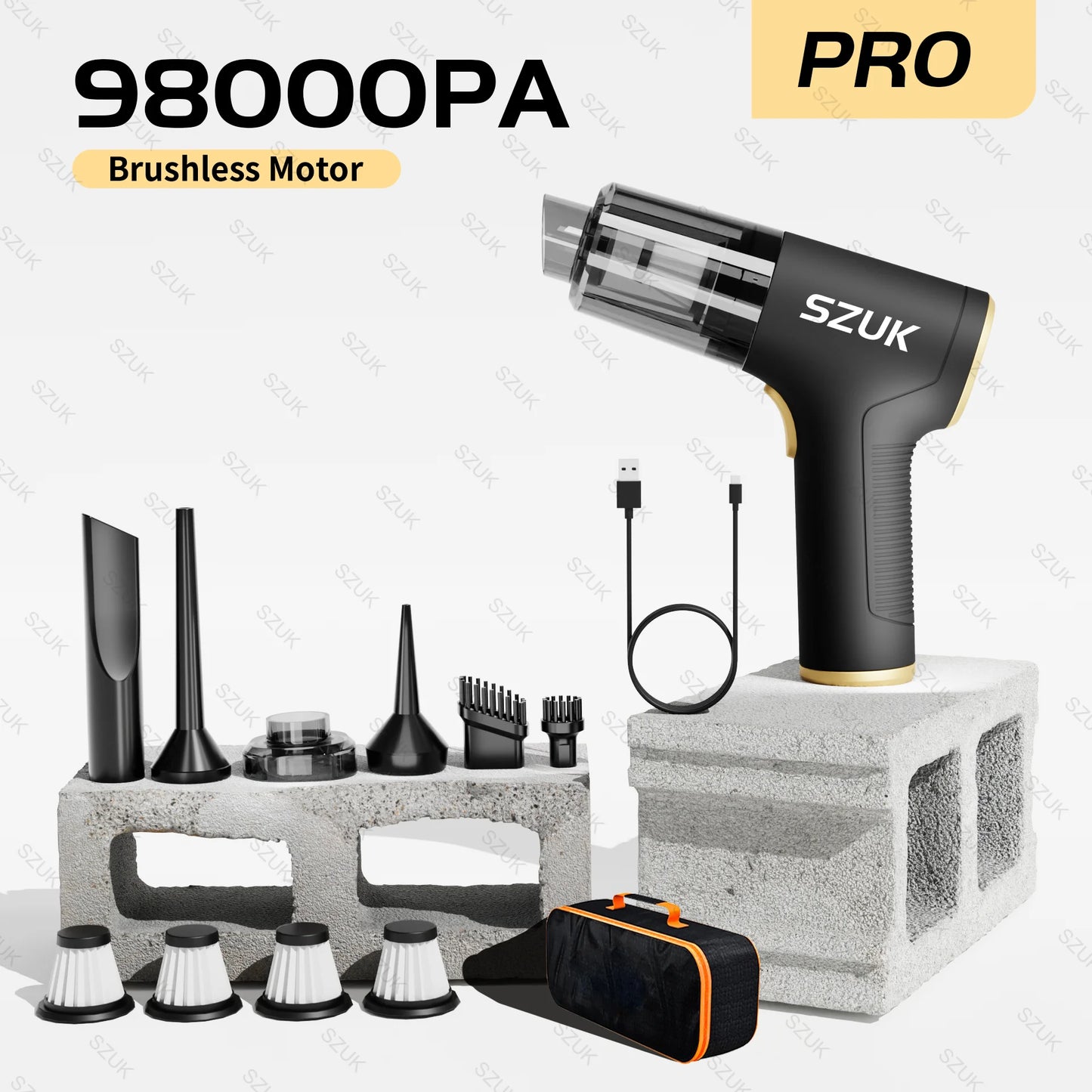 SZUK 98000PA Car Vacuum Cleaner