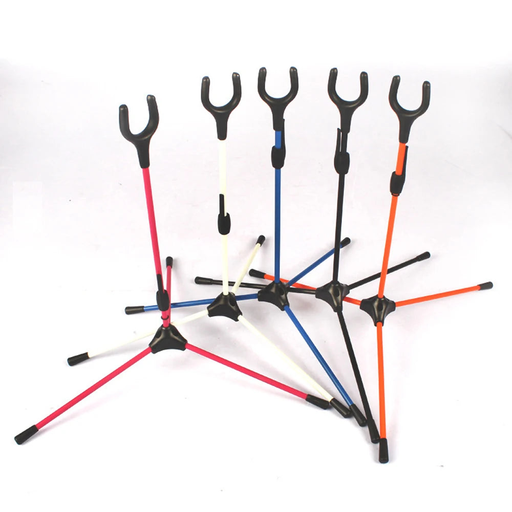 Bow Stand Foldable Archery Recurve Bow Stand Rack Holder