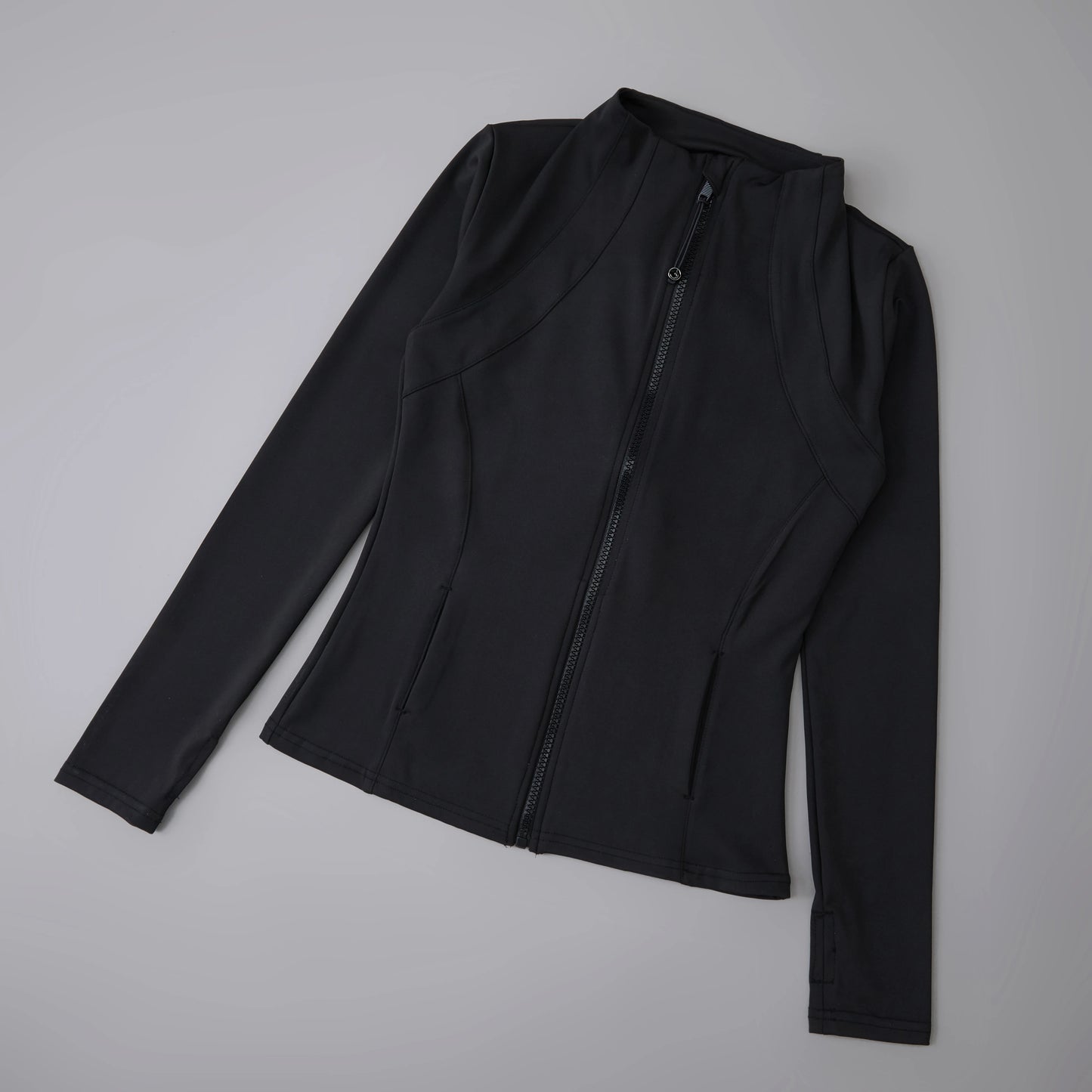 Yoga Wear Ladies Coat Round High Elastic Loose Exercise Yoga Long Sleeve