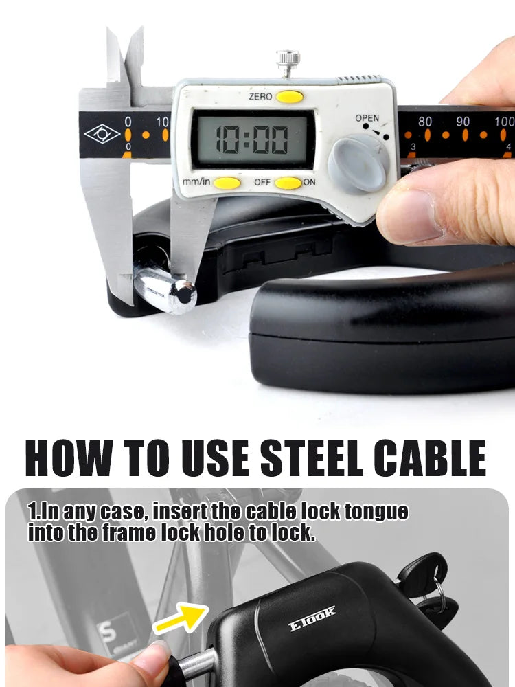 ETOOK Bike Horseshoe Lock