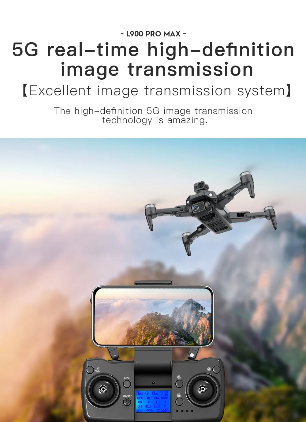 LYZRC L900 PRO MAX Drone 4K Professional HD Dual Camera