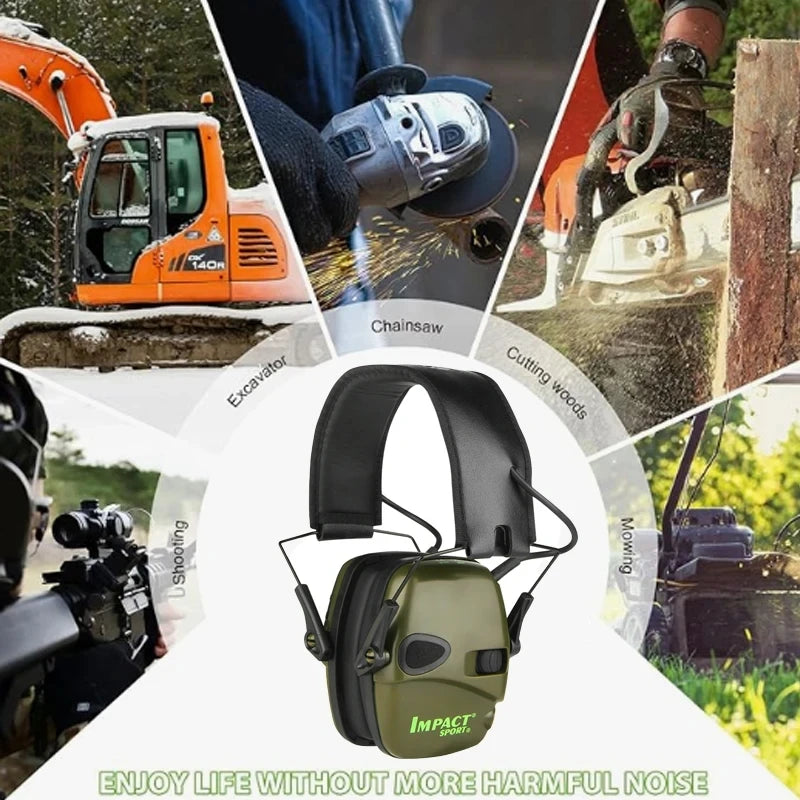 Tactical Noise-Canceling Shooting Earmuffs
