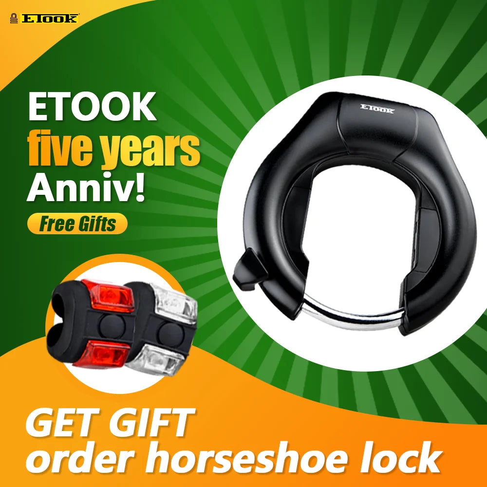 ETOOK Bike Horseshoe Lock