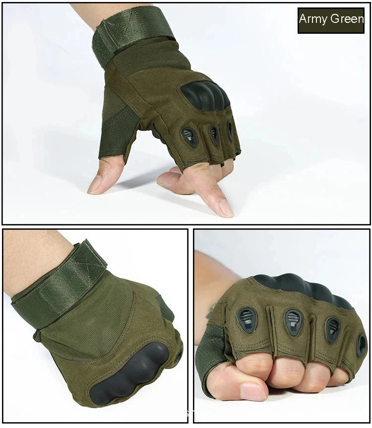 Outdoor Tactical Half Finger Gloves